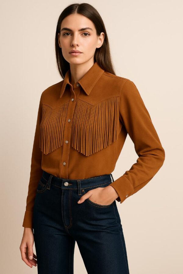 CAMISA MANHATTAN - Tostado