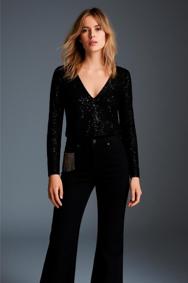 BLUSA NBLANK - Negro